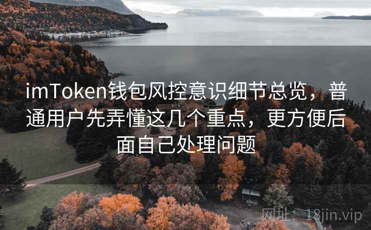 imToken钱包风控意识细节总览，普通用户先弄懂这几个重点，更方便后面自己处理问题